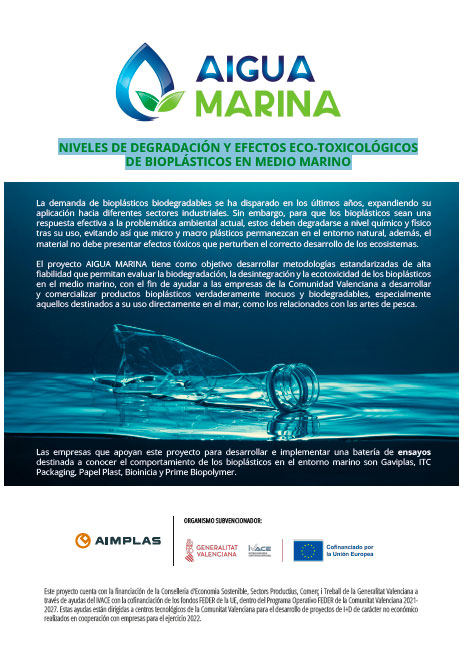 Póster Proyecto Aigua Marina